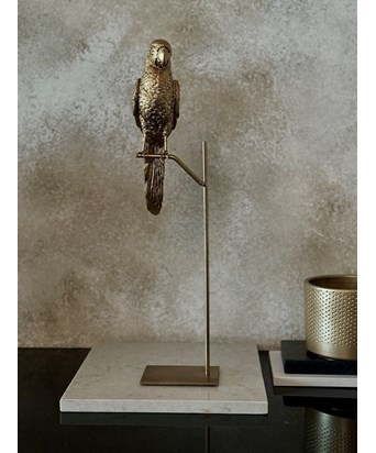 Gold Parrot Heykel 45cm